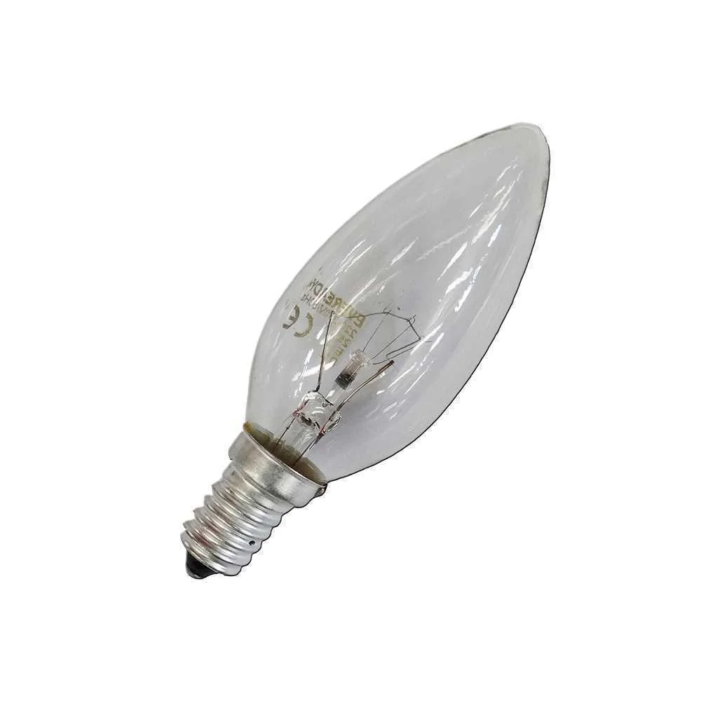 L&acirc;mpada Incandescente Vela Transparente 40w E14 (Somente Uso Industrial)
