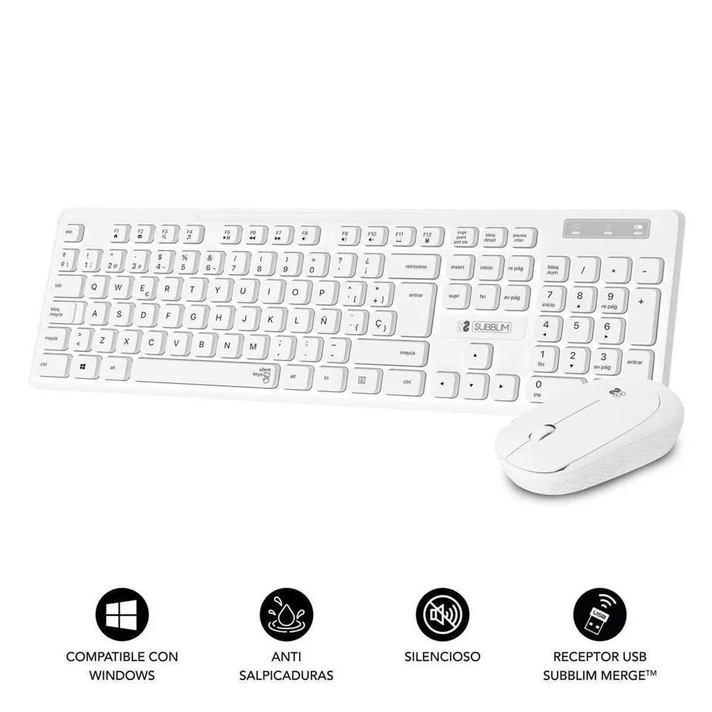 Subblim Subkbc-Cssw11 Teclado Rato Inclu&iacute;do Rf Wi.