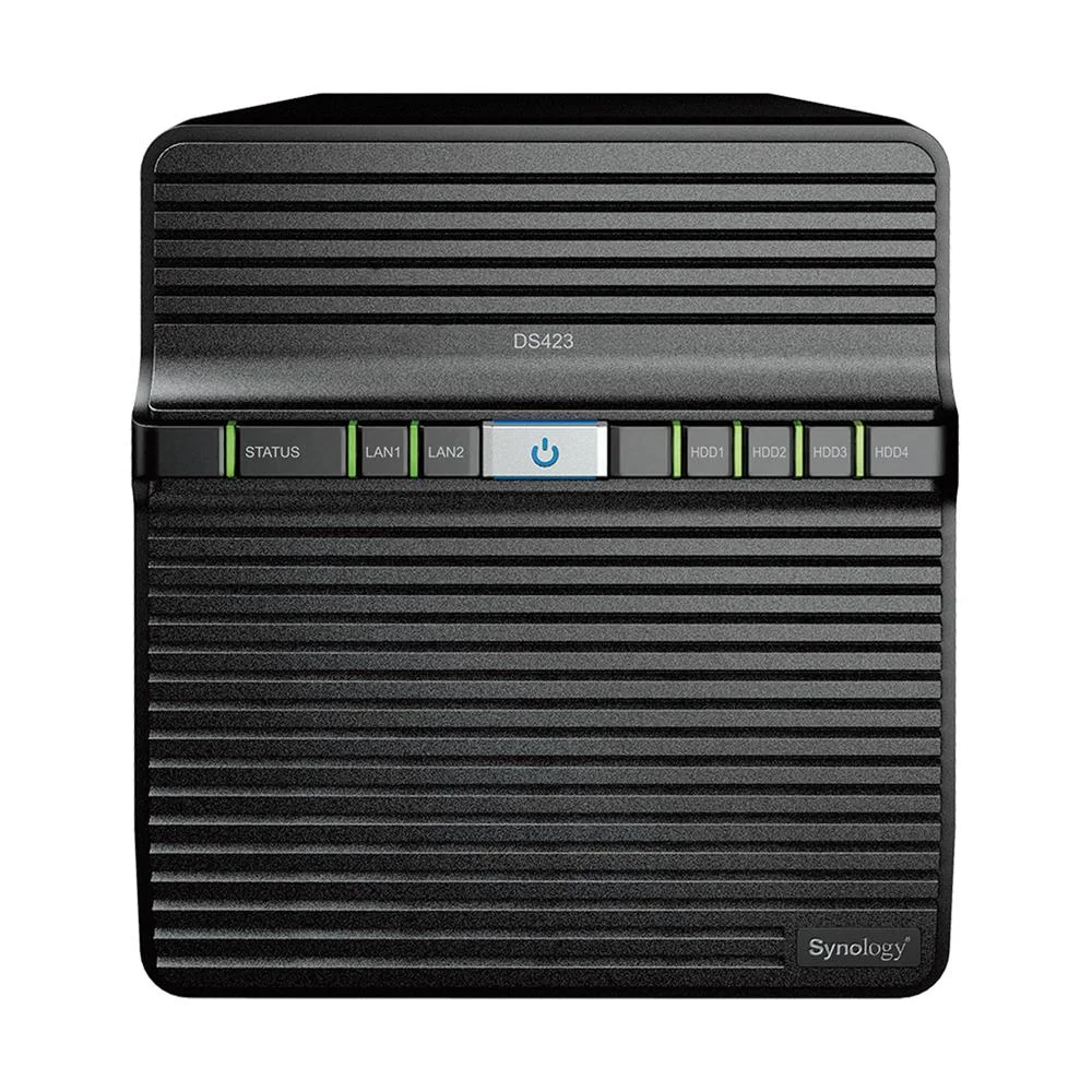 Synology Diskstation Ds423 Nas/Storage Server Ethernet Lan Black Rtd1619b