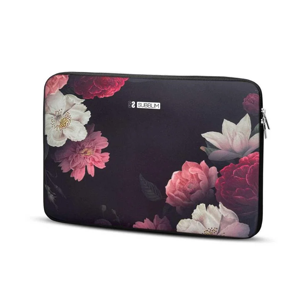 Capa para Port&aacute;til Subblim Flowers Multicolor 