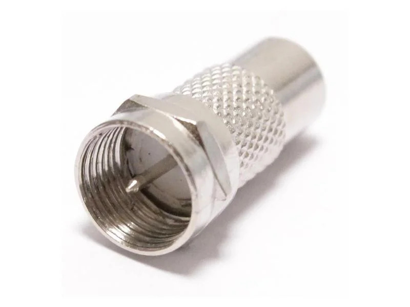 Adaptador Rf Macho para Rca Femea Metal