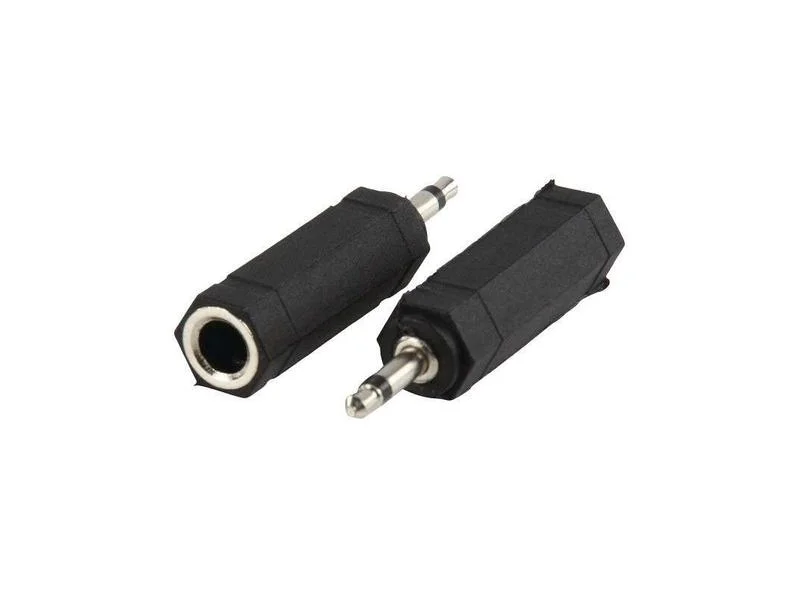 Adaptador Jack 3.5 Macho Mono para Jack 3.5 Femea