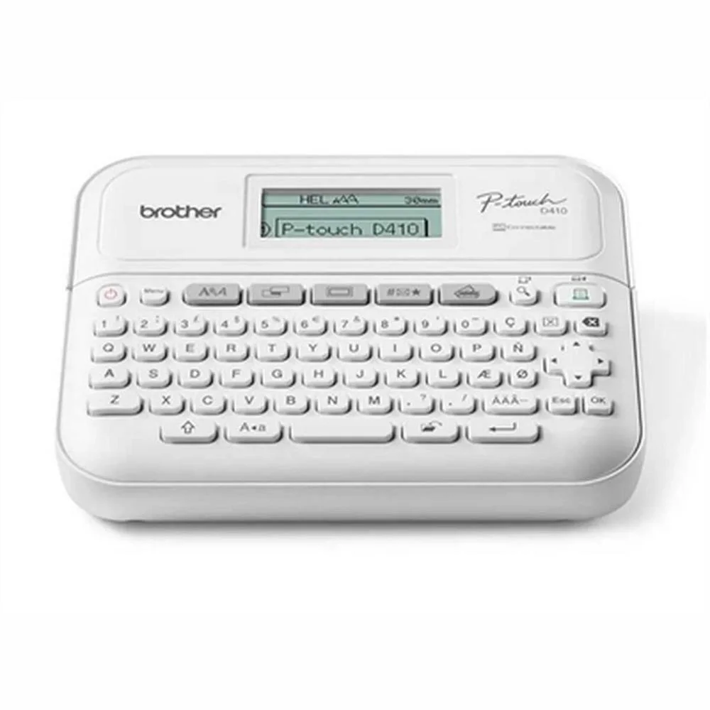 Rotuladora Eletr&oacute;nica de Secret&aacute;ria Pt-D410 C/ Teclado e Conex&atilde;o Ao Pc - Brother
