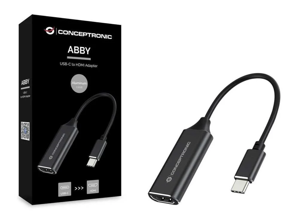 Adaptador Usb-C - Hdmi 1.4 4k30hz Preto - Conceptronic