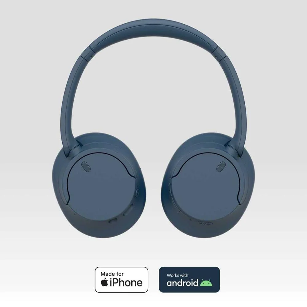 Auscultadores Bluetooth WH-CH720 Azul - SONY