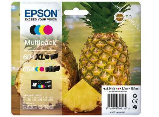 EPSON 604XL TINTEIRO 4 UNIDADE(S) ORIGINAL RENDIM.