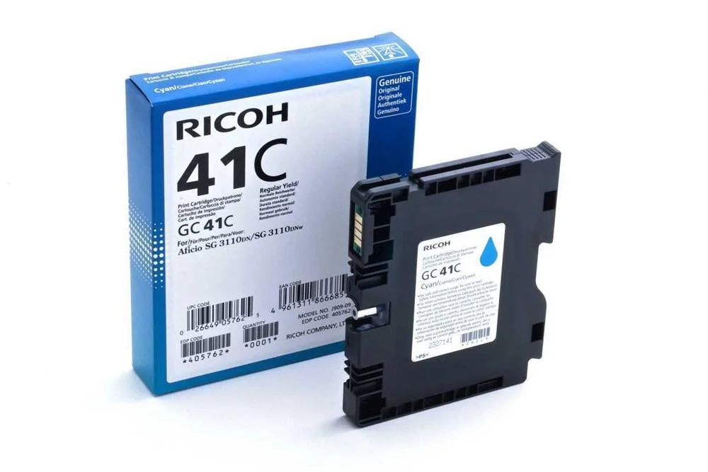 Tinteiro de Tinta Original Ricoh 405762 Ciano 