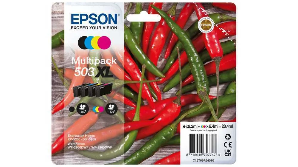 Tinteiro de Tinta Original Epson 503xl Multicolor 