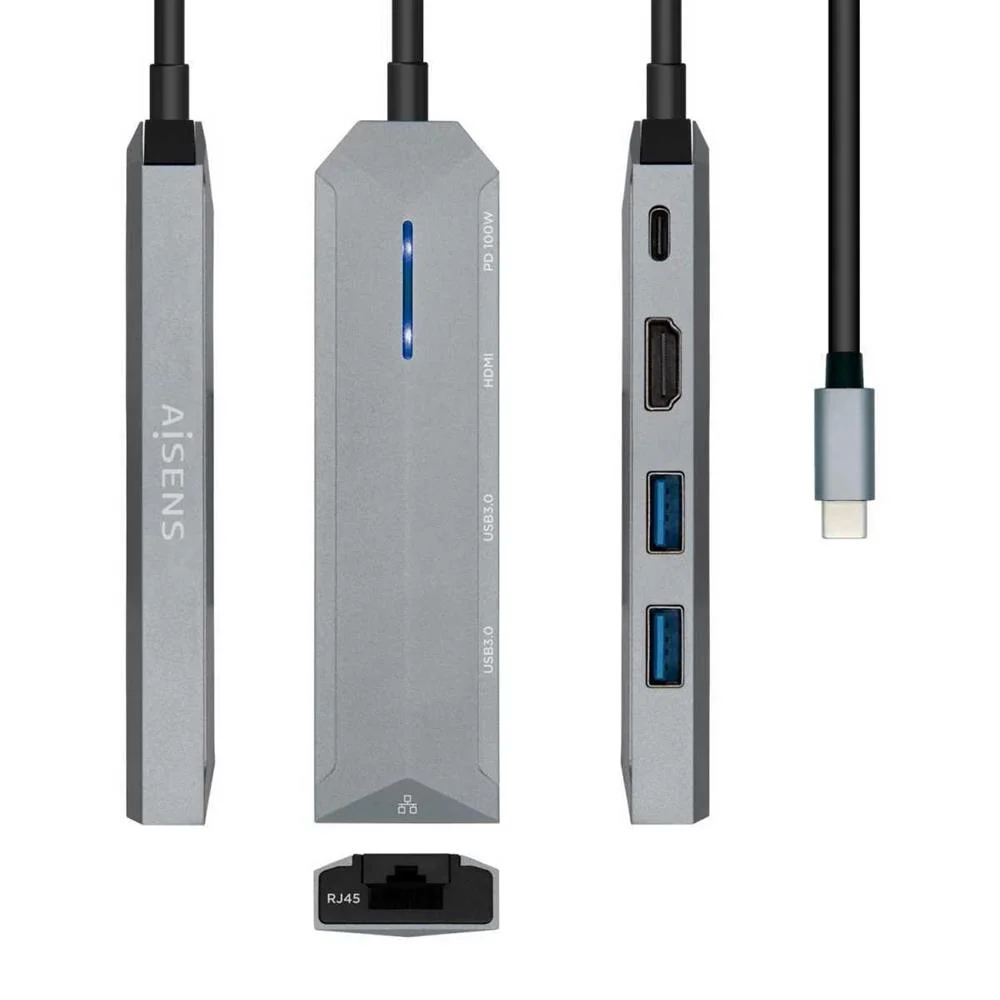 Docking Usb Tipo-C Aisens Asuc-5p003-Gr/ 1xhdmi/ .