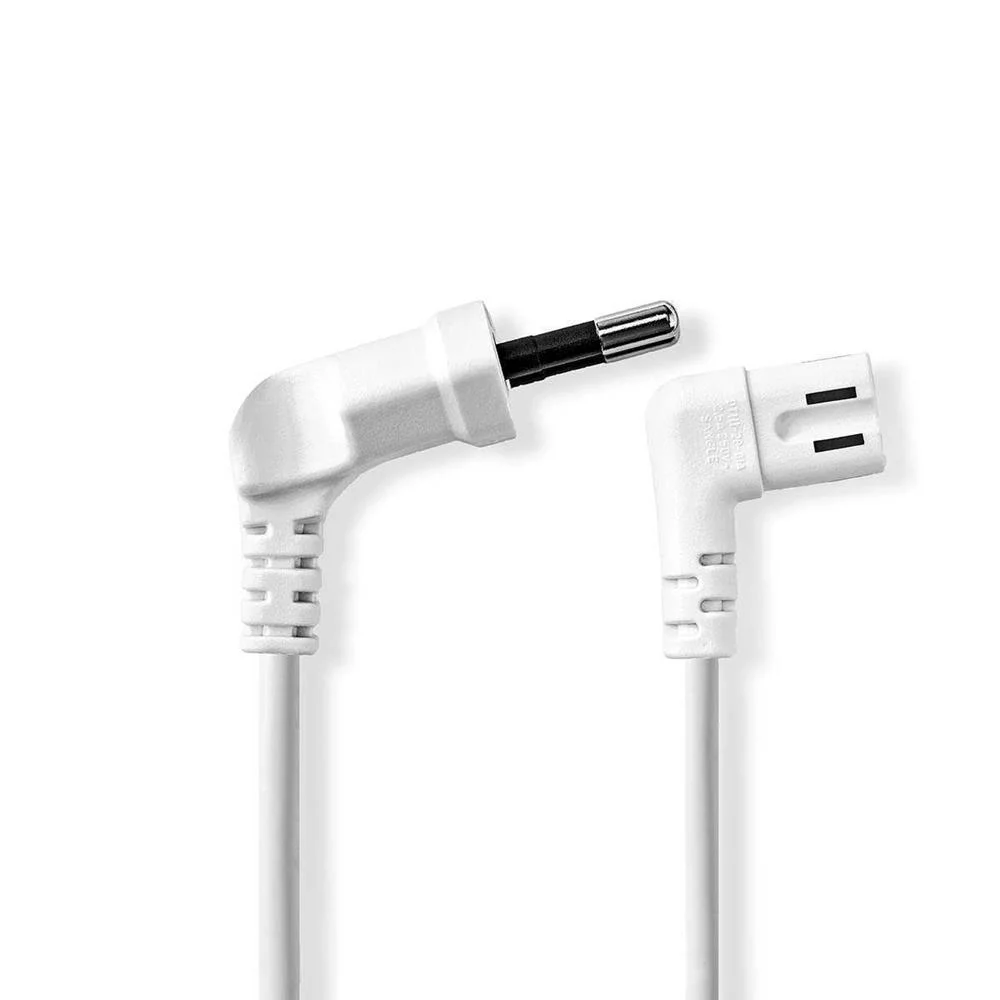 Cabo de Alimenta&ccedil;&atilde;o  Euro Macho  Iec-320-C7  3 M  Branco