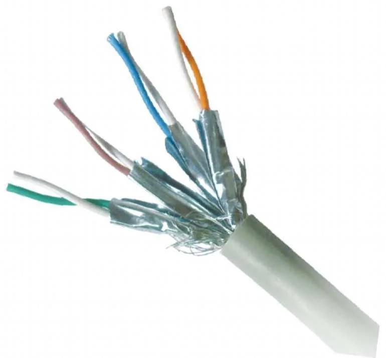 Cabo de Rede Gembird Pp6a-Lszhcu-15m Cat6a S/Ftp 15m Lszh Cinzento