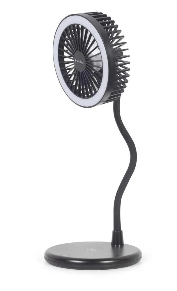 Ventilador de Sobremesa Con Lampara Y Cargador In.