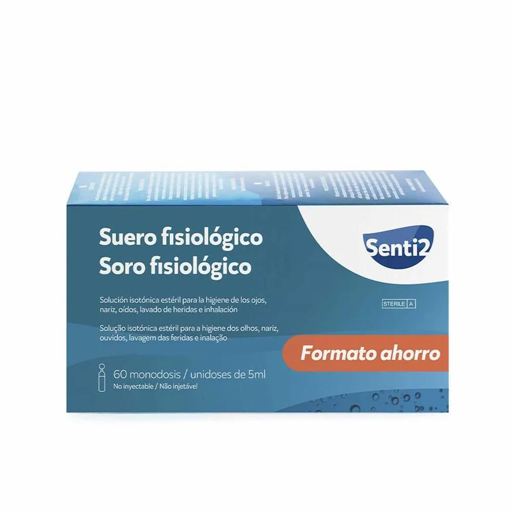 Soro Fisiol&oacute;gico Senti2 Suero Fisiol&oacute;gico 5 Ml 60 Unidades 
