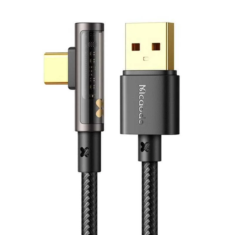 Kabel Usb-C Prism 90 Stupnu Mcdodo Ca-3380, 6a, 1,2 M (Cern&yacute;)