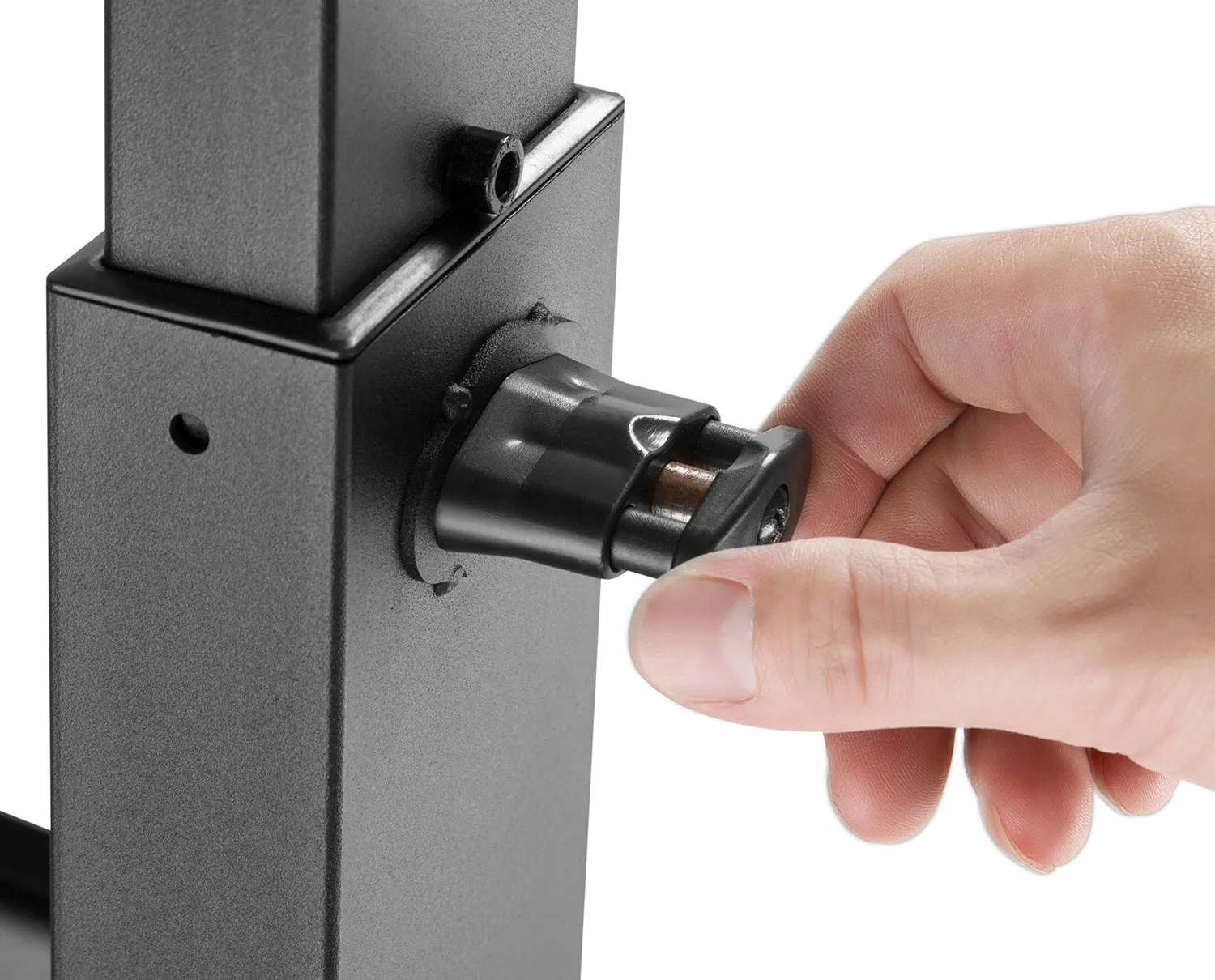 Suporte de Ch&atilde;o Tv Compacto Ajust&aacute;vel em Altura