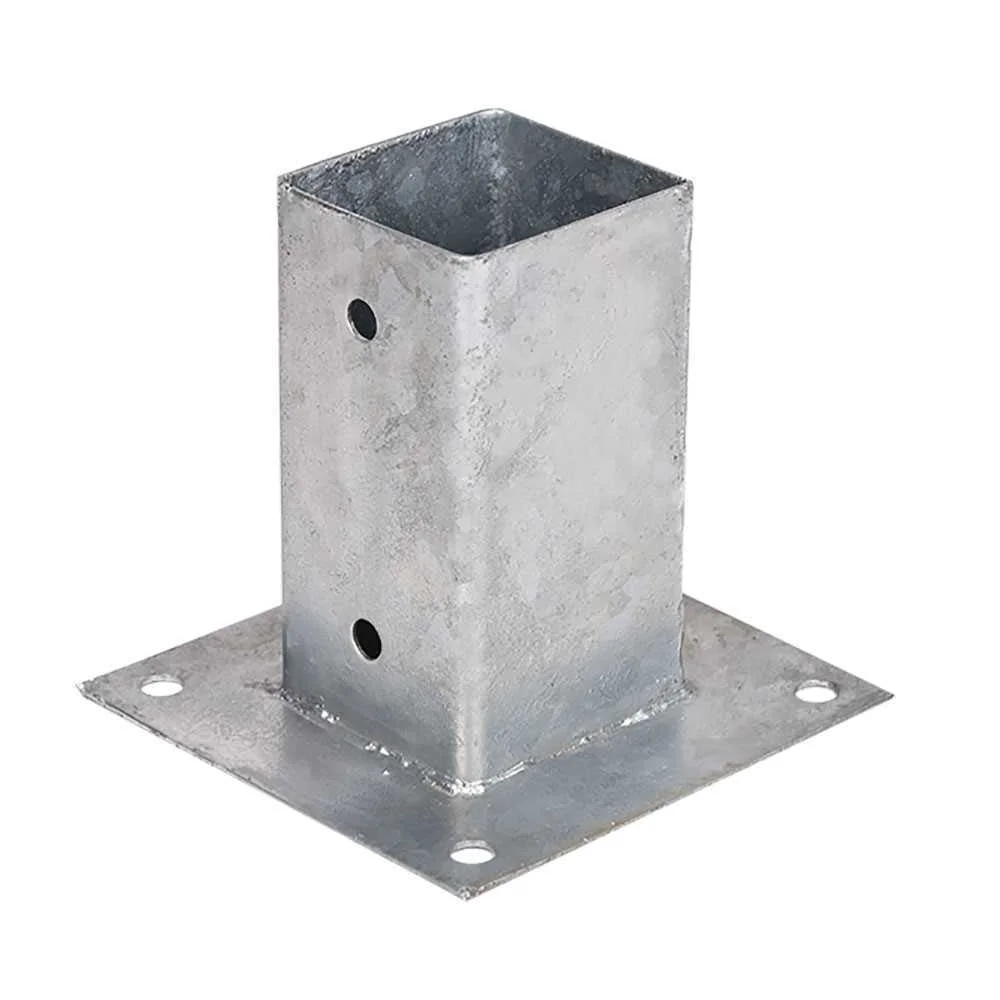 Fixa&ccedil;&atilde;o Met&aacute;lica Quadrada 9x9cm F50003 Faura