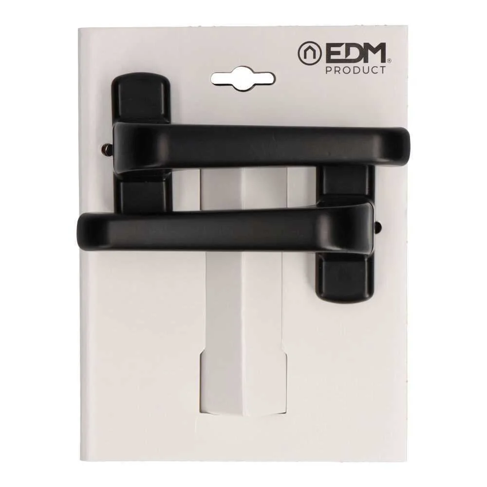Bl&iacute;ster Jogo Puxador 6800 Alum Preto Edm