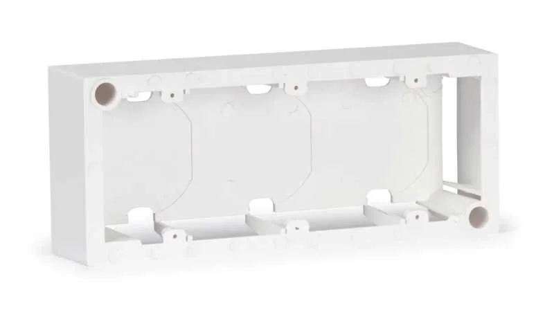 Caixa de Superf&iacute;cie para Moldura e Chassis Mod. Wp-195mch. 194 X 81 X 42 Mm de Profundidade
