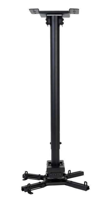 Suporte Orient&aacute;vel de Teto para Projetores. Peso M&aacute;x. Suportado 35 Kg. Preto.