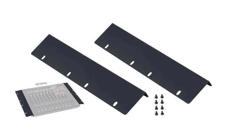 Suporte para Montar o Misturador Mix-8pro em 7 U de Rack 19''.