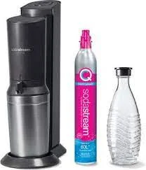 Sodastream Soda Maker Crystal 3 0 Qc Black Schwarz Incl 1 Glasbottle (1016411410)