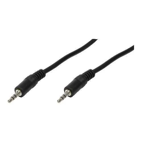 LOGILINK 3.5MM - 3.5MM, 10M CABO DE &Aacute;UDIO PRETO