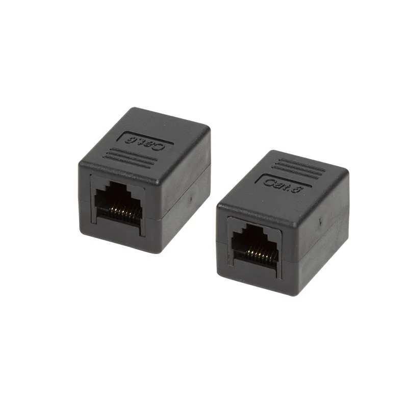 Logilink Patchkabelverbinder 1:1 2x Rj45 Cat.6 Utp, Schwarz