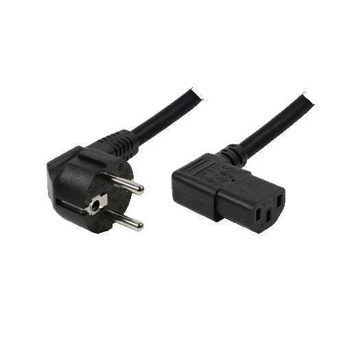 LOGILINK SWISS-IEC - IEC-C13, 2M PRETO ACOPLADOR .