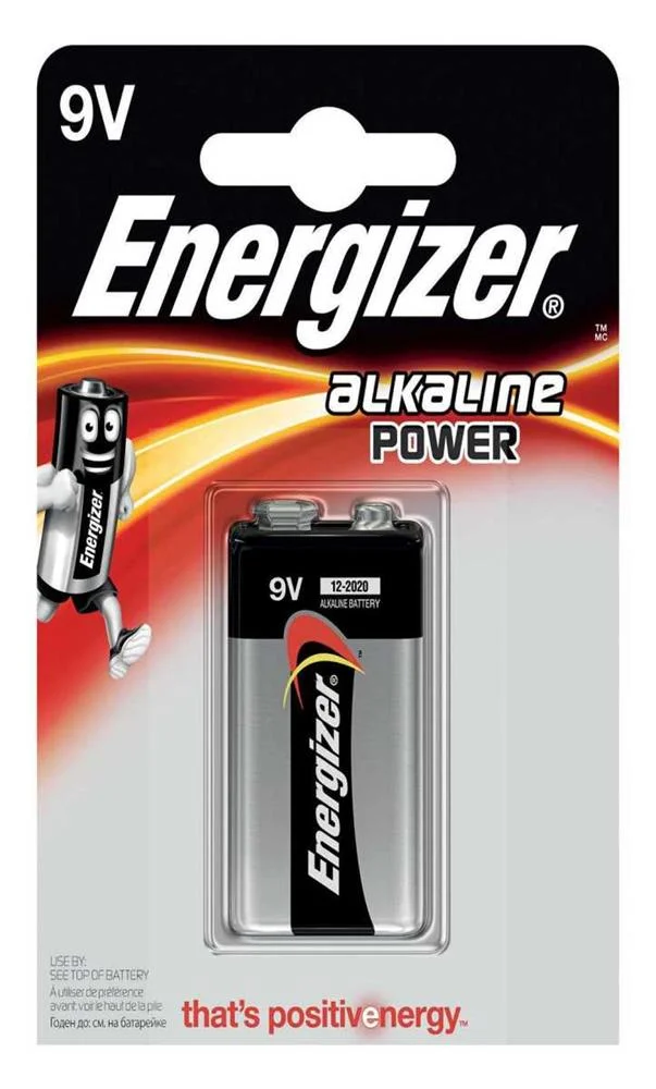 Energizer Batterie Alkaline Power -9v  6lr61 E-Block    1st.