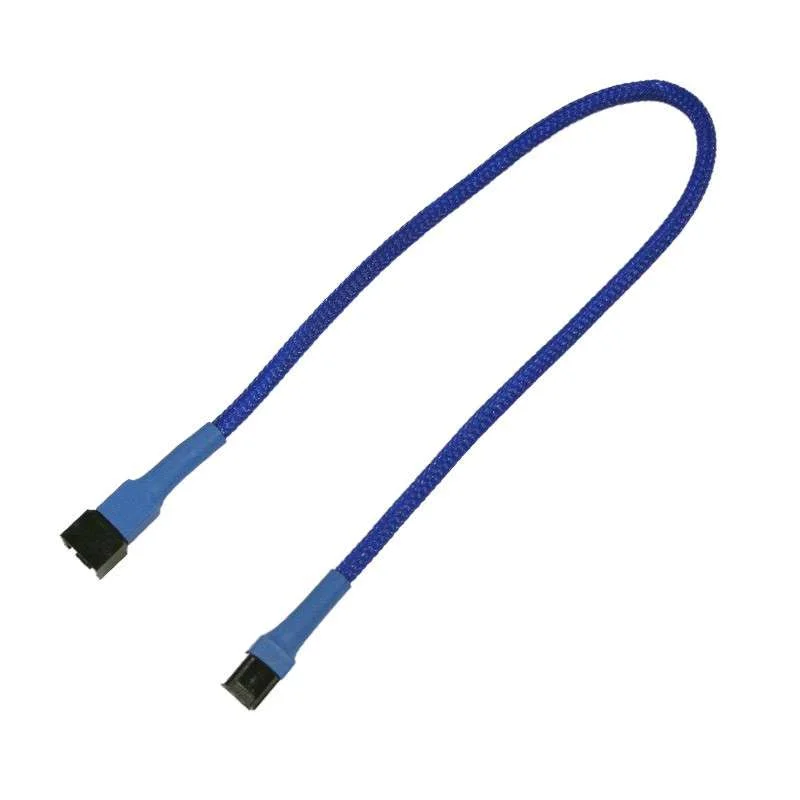 Kabel Nanoxia 3-Pin Verl&auml;ngerung, 30 Cm, Blau
