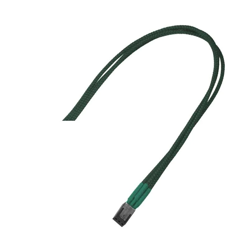 Kabel Nanoxia 3-Pin Molex Verl&auml;ngerung, 30 Cm, Gr&uuml;n
