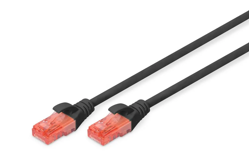 Digitus Cat6 U/Utp 5m Cabo de Rede Preto U/Utp (U.