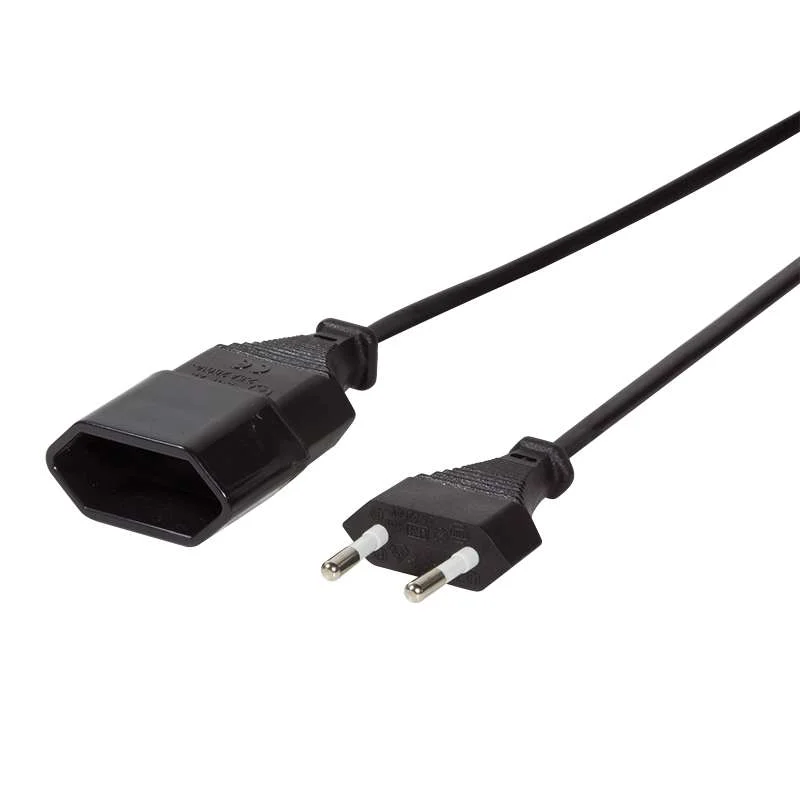 Logilink Netzkabel Euro Cee 7/16 Stecker Zu Dose, 2m Schwarz