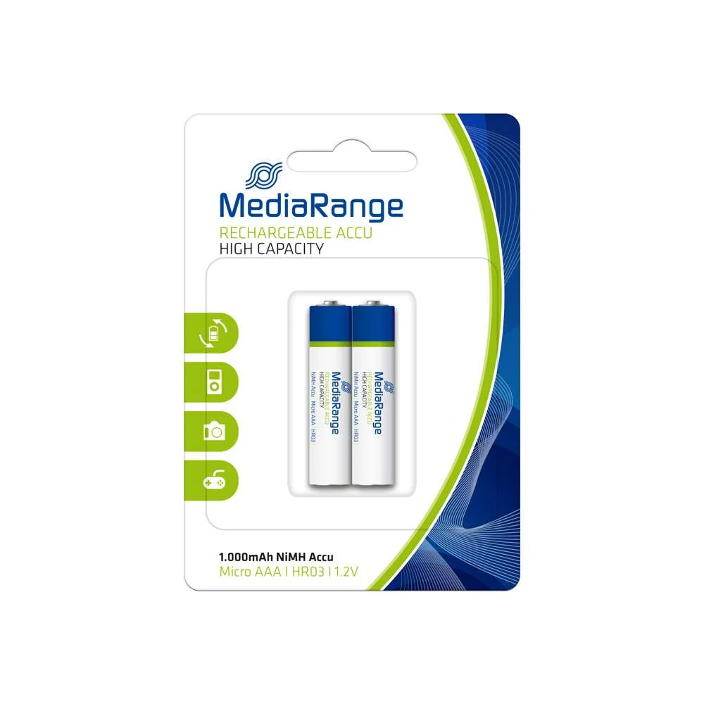 Mediarange Mrbat122 Pilha Bateria Recarreg&aacute;vel Aa.