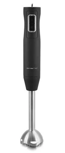 Emerio Stabmixer,Gummiert,Edelstahlstab,2 Geschwindigkeiten