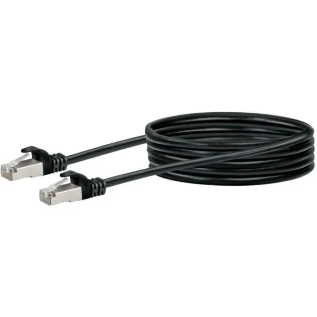 Schwaiger Cat6 Netzwerkkabel      , S/Ftp, 2,5m, Schwarz