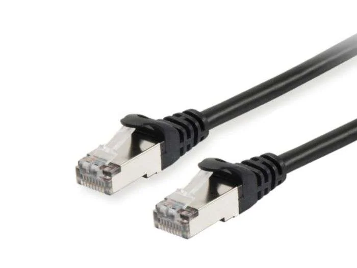 Equip 606101 Cabo de Rede Preto 0,25 M Cat6a S/Ft.