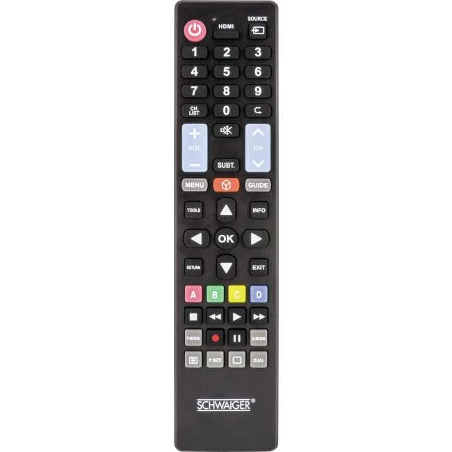 SCHWAIGER UFB100U533 COMANDO TV BOT&Otilde;ES DE PRESSIO.