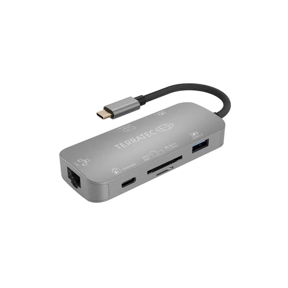 TERRATEC CONNECT C8 USB 2.0 TYPE-C CINZENTO
