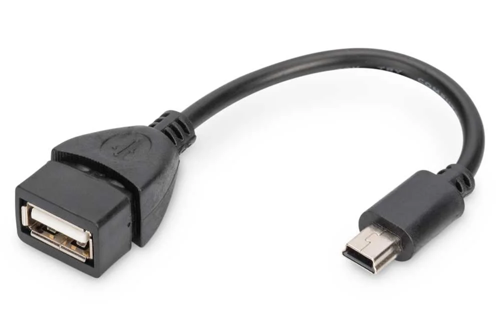 Digitus Usb 2.0 Otg 0.2m Cabo Usb 0,2 M Mini-Usb .