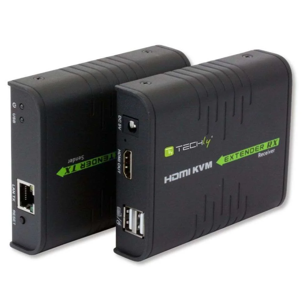 Techly Hdmi Kvm Extender &Uuml;ber Netzwerkkabel, 120m