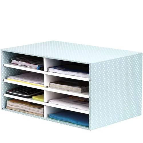 Bankersbox Schreibtisch Organizer A4 8 F&auml;cher Gr&uuml;n/Wei&szlig; 1pk