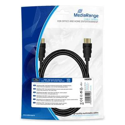 Mediarange Hdmi High Speed Ethernet Anschlussk. 18gibt/S 2m