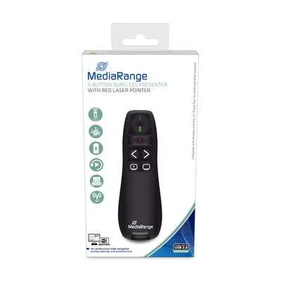 Mediarange Mros220 Comando para Apresenta&ccedil;&otilde;es Rf .