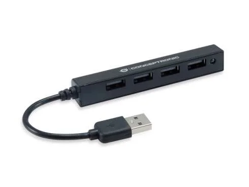 Conceptronic Usb-Hub 4-Port 2.0  ->4x2.0       O.Netzteil Sw