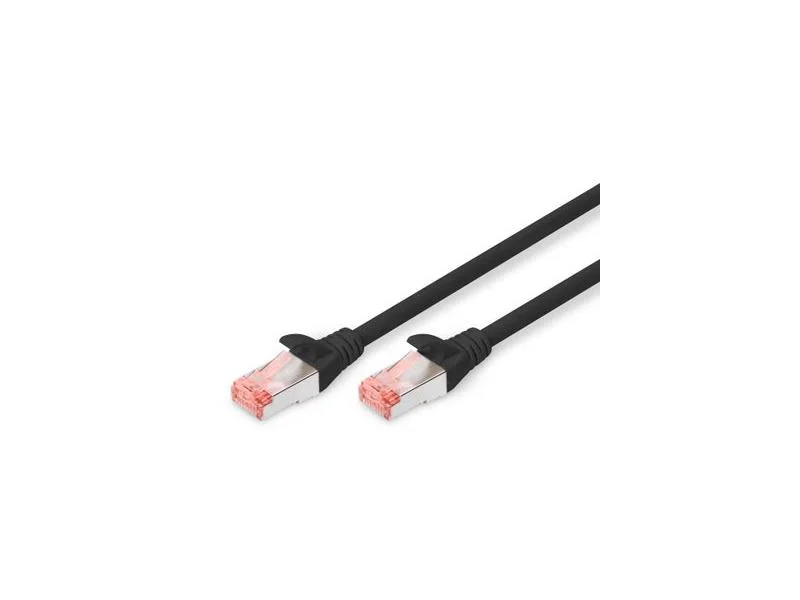DIGITUS 3M CAT6A S/FTP CABO DE REDE PRETO S/FTP (.