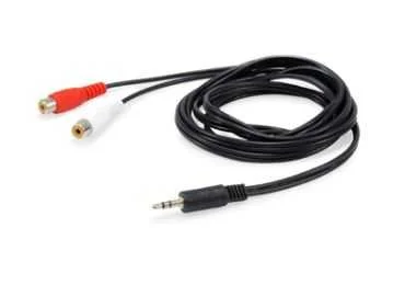 Equip 147093 Cabo de &Aacute;udio 250 M 2 X Rca 3.5mm Pr.