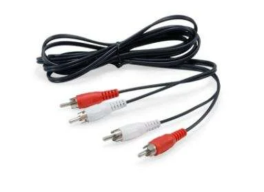 Equip 147094 Cabo de &Aacute;udio 2,5 M 2 X Rca Preto