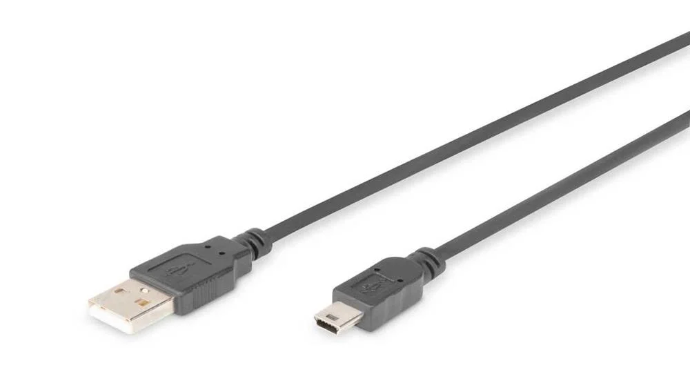 Digitus Usb 2.0 Anschlusskabel, 3m, Schwarz