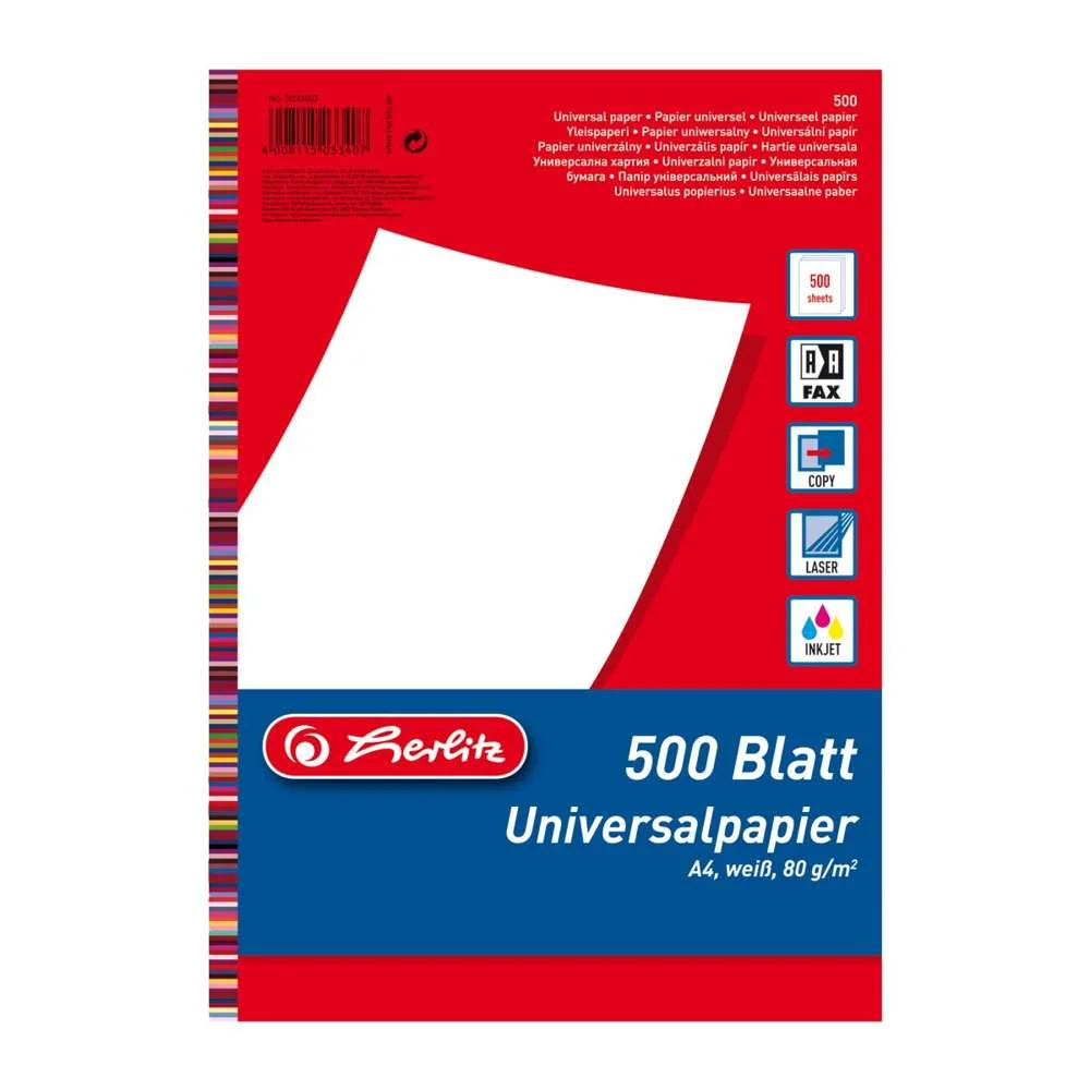 HERLITZ 5033402 PAPEL PARA IMPRESS&Atilde;O A4 (210X297 .